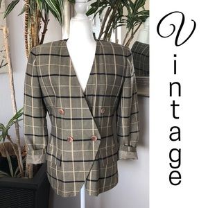 VTG 90s ATRIUM Oversize Double Breasted Blazer 6